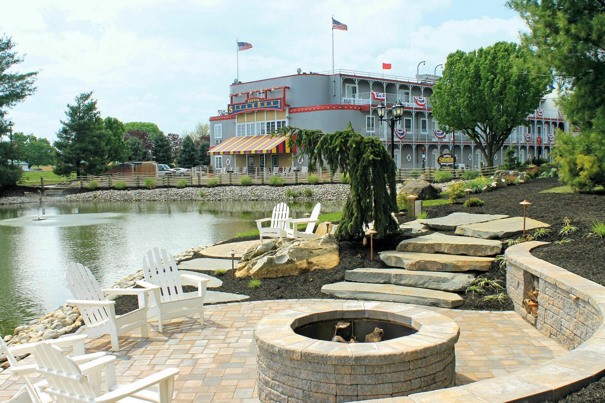 Fulton Steamboat Inn Ронкс Экстерьер фото